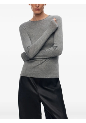 12 STOREEZ Nicole long-sleeve T-shirt - Grey
