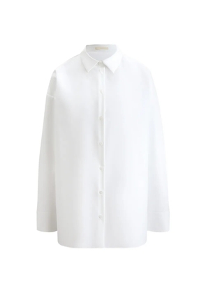 12 STOREEZ Tilda mercerised cotton shirt - White