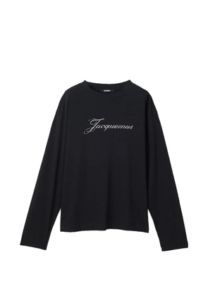 Jacquemus The Jacquemus long-sleeve T-shirt - Black
