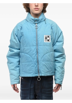 Off-White El Capitan quilted puffer jacket - Blue