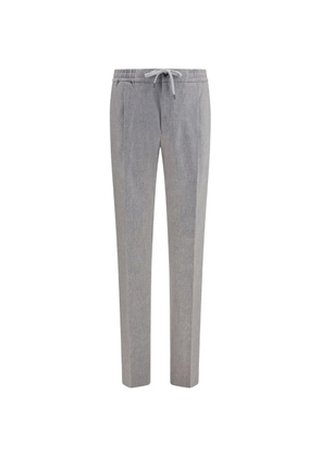 PT Torino drawstring elasticated-waistband trousers - Grey