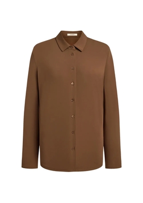 12 STOREEZ long-sleeve jersey shirt - Brown