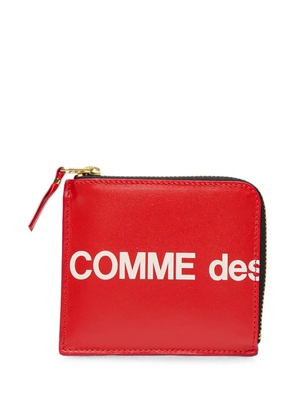 Comme Des Garçons Comme Des Garçons Huge Logo wallet - Red