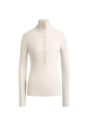 12 STOREEZ Souffle button-fastening sweater - White