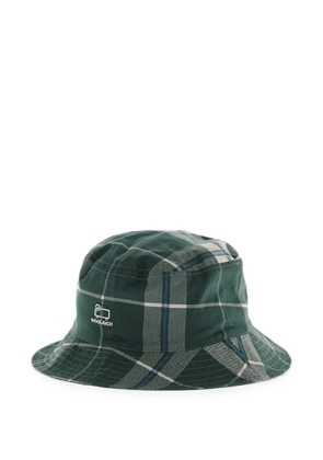 Woolrich reversible plaid-print bucket hat - Green