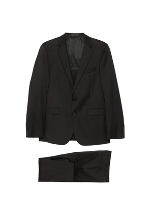 BOSS notched-lapel single-breasted suit - Black