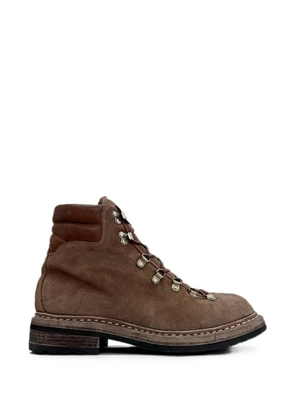 Guidi lace-up hiking boots - Brown