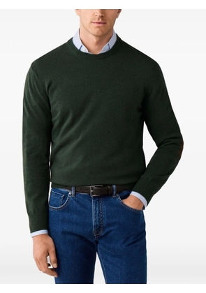 Hackett London patch-detail crew-neck knit - Green