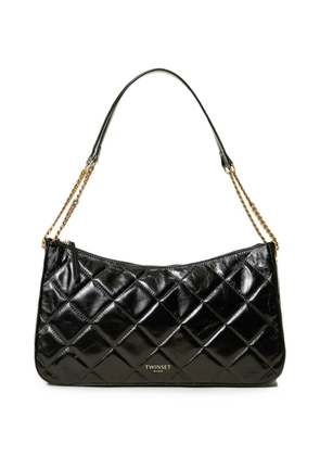 TWINSET large Liliane quilted leather bag - Black