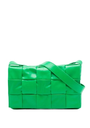 Bottega Veneta Pre-Owned 2012-2026 Nappa Intrecciato Cassette crossbody bag - Green