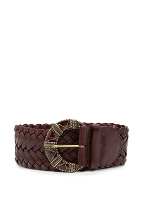 Ba&Sh braided buckle belt - Red