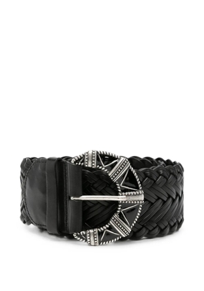 Ba&Sh braided leather belt - Black