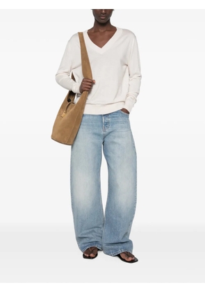 Weekend Max Mara Talamo V-neck sweater - White