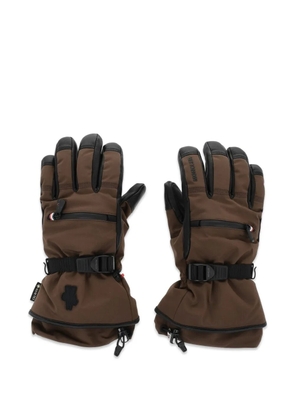 Moncler Gore-Tex drawstring gloves - Brown