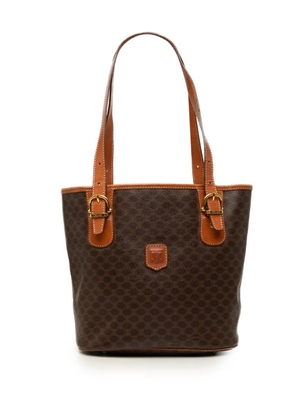 Celine Pre-Owned 1995 Macadam Coated Canvas tote bag - Brown