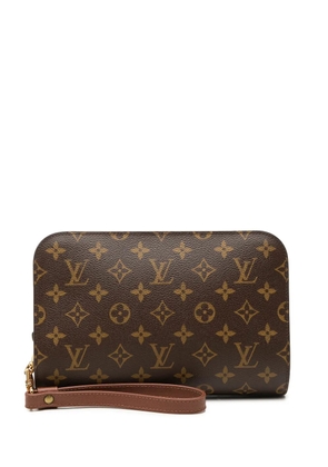 Louis Vuitton Pre-Owned 2009 Monogram Orsay clutch bag - Brown
