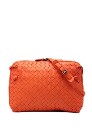 Bottega Veneta Pre-Owned 2012-2026 Nappa Intrecciato Nodini crossbody bag - Orange