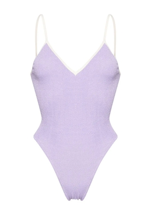 MC2 Saint Barth Susanne crinkled swimsuit - Purple