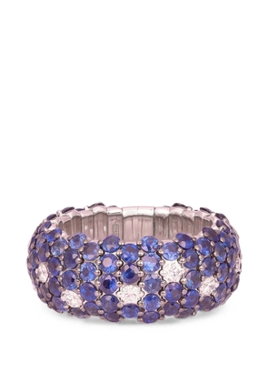 ZYDO sapphire and diamond ring - Silver