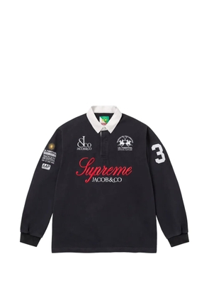 Supreme x La Martina x Jacob & Co logo polo shrt - Black