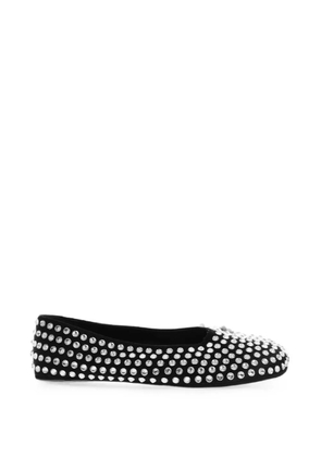 DSQUARED2 Icon jewel-embellished ballet flats - Black