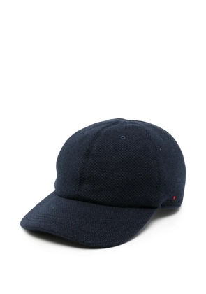 Kiton waffle-knit baseball cap - Blue