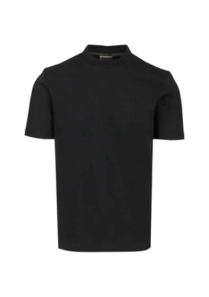 Emporio Armani embroidered-logo T-shirt - Blue