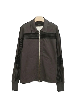 Song For The Mute appliqué track jacket - Black