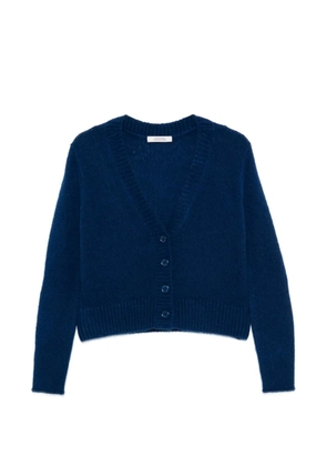 Dorothee Schumacher v-neck button-fastening cardigan - Blue