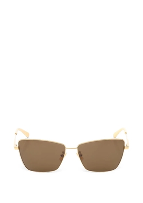 Bottega Veneta Pre-Owned 2010s butterfly-frame sunglasses - Gold