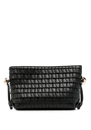 LIU JO pleated-effect shoulder bag - Black