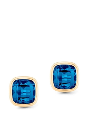 Goshwara Manhattan blue topaz stud earrings - Gold
