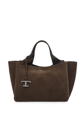 Tod's bag in suede mini - Brown