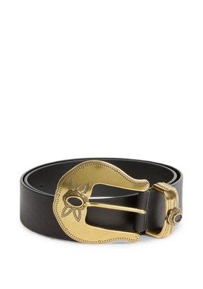 MOMONÌ Yria double-wrap belt - Black