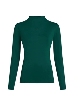 Karl Lagerfeld mock-neck long-sleeved top - Green