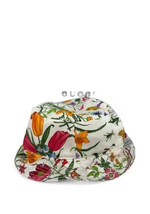 Gucci Pre-Owned 2020s Flora printed bucket hat - White