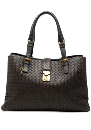 Bottega Veneta Pre-Owned 2010 Medium Nappa Intrecciato Roma tote bag - Brown