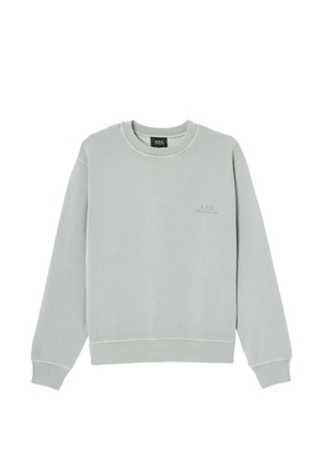 A.P.C. logo-print sweatshirt - Green