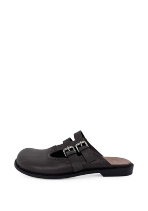 Loewe Pre-Owned Campo Mary Jane mules - Brown