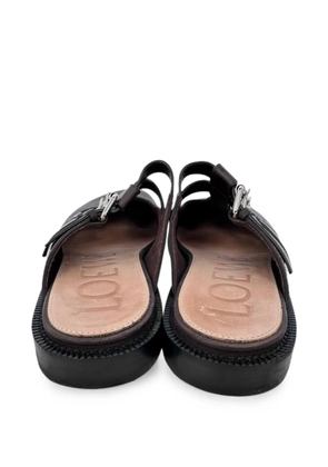 Loewe Pre-Owned Campo Mary Jane mules - Brown
