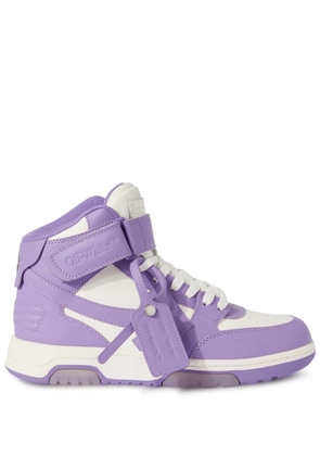 Off-White Out of Office mid-top sneakers - Purple
