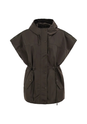 Weekend Max Mara Origano quilted drawstring gilet - Brown