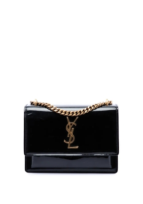 Saint Laurent Pre-Owned 2018 Small Patent Monogram Sunset crossbody bag - Black