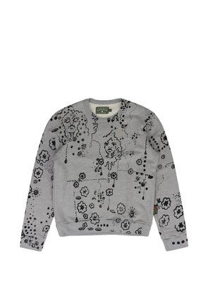 Denim Tears x Irak Tears graphic-print sweatshirt - Grey