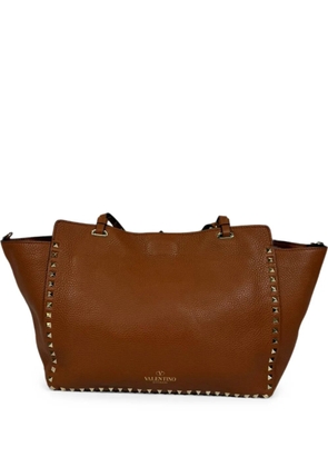 Valentino Garavani Pre-Owned 2010s Rockstud Trapeze tote bag - Brown