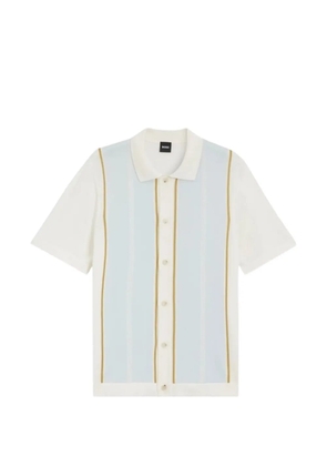 BOSS color-blocked cardigan - White