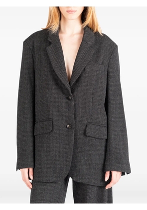 Société Anonyme Berry checked wool jacket - Grey