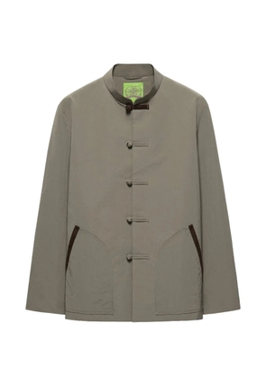 Shanghai Tang Tang frog-fastening jacket - Grey