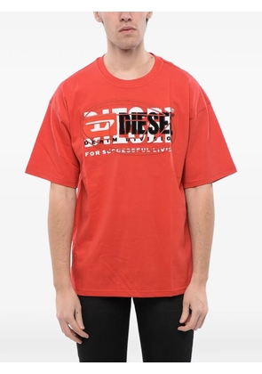 Diesel T-shirt with layered logos