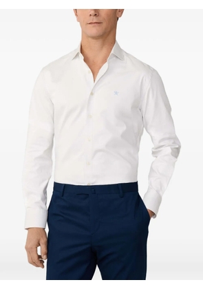 Hackett London long-sleeve buttoned shirt - White